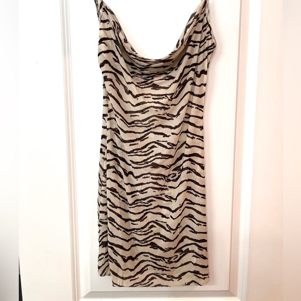 NWT WeWoreWhat Tiger Mini Dress / CoverUp